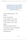 NLN NEX VERBAL VERSION 3 &lpar;NEW 2025&sol; 2026 UPDATE&rpar; QUESTIONS & ANSWERS&vert; GRADE A&vert; 100&percnt; CORRECT &lpar;VERIFIED SOLUTIONS&rpar;