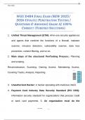Penetration Testing &ndash; D484 &ndash; WGU &ndash; 2025&sol;2026 Final Exam Questions and Verified Answers &lpar;Grade A&comma; 100&percnt; Correct&rpar;