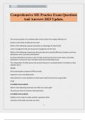 Comprehensive SIE Practice Exam Questions And Answers 2025 Update&period;