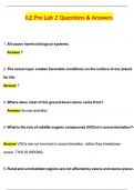 ILE pre lab 2 &lpar;Latest 2025 &sol; 2026 Update&rpar; Questions and Verified Answers &vert; 100&percnt; Correct &vert; Grade A&plus;
