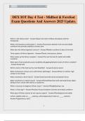 DEX IOT Day 4 Test - Midfoot & Forefoot Exam Questions And Answers 2025 Update&period;