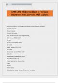 EMS1055 Midterm &lpar;Hunt UF&rpar; Exam Questions And Answers 2025 Update&period;