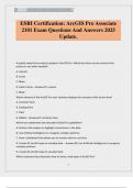 ESRI Certification&colon; ArcGIS Pro Associate 2101 Exam Questions And Answers 2025 Update&period;