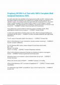 Prophecy OR RN A v2 Test with 100&percnt; Complete Well Analysed Solutions 2025&period;
