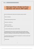 Hazwoper 8 hour refresher test Exam Questions And Answers 2025 Update