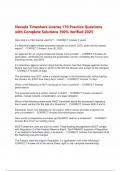 Nevada Timeshare License 170 Practice Questions with Complete Solutions 100&percnt; Verified 2025