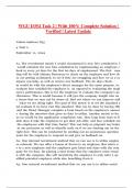 WGU D354 Task 2 &vert; With 100&percnt; Complete Solution &vert; Verified &vert; Latest Update