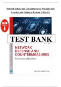 Test Bank For Network Defense and Countermeasures&comma; 4th Edition by Easttom&comma; &lpar;Ch 1 to 17 Covered&rpar; > Download as Pdf File <