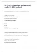 SS Practice Questions well answered graded A&plus; 2025 updated