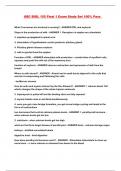 UBC BIOL 155 Final 1 Exam Study Set 100&percnt; Pass 