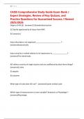 CAISS Comprehensive Study Guide Exam-Bank &sol; Expert Strategies&comma; Review of Key Quizzes&comma; and Practice Questions for Guaranteed Success &sol; Newest 2025&sol;2026