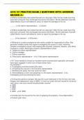 AINS 101 PRACTICE EXAM 2 QUESTIONS WITH ANSWERS GRADED A&plus;
