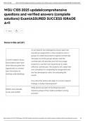 WGU C105 2025 update&vert;comprehensive questions and verified answers &lpar;complete solutions&rpar; Exam&vert;ASSURED SUCCESS &vert;GRADE A&plus;&excl;&excl;