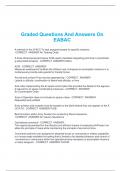 Graded Questions And Answers On  EABAC 