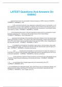 Packaging deal for EAB Airspace Course &lpar;Final&rpar; &lpar;EABAC&rpar; Questions And Answers