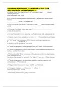 CHAMPIONS POWERHOUSE TRAINING SAE ACTUAL EXAM QUESTIONS WITH ANSWERS GRADED A&plus;