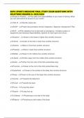 EOPA SPORTS MEDICINE FINAL STUDY EXAM QUESTIONS WITH SOLUTIONS GRADED A&plus;2025&sol;2026