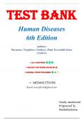 Test Bank for Human Diseases&comma; 6th Edition Neighbors &lpar;All Chapters included&rpar;