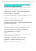 FDOT EARTHWORK LEVEL 1 FINAL EXAMINATION QUESTIONS WITH SOLUTIONS GRADED A&plus;2025&sol;2026