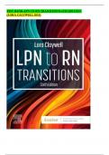 TEST BANK-LPN TO RN TRANSITIONS 6TH EDITION  &lpar;LORA CALYWELL 2024&rpar;