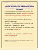 DANTE LEVEL 2 LATEST 2025 ACTUAL EXAM WITH COMPLETE  QUESTIONS AND CORRECT DETAILED ANSWERS &lpar;100&percnt; VERIFIED  ANSWERS&rpar; &vert;ALREADY GRADED A&plus;&vert; &vert;&vert;PROFESSOR VERIFIED&vert;&vert;  &vert;&vert;BRANDNEW&excl;&excl;&excl;&vert;&vert;