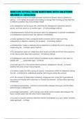 MAR3400 ACTUAL EXAM QUESTIONS WITH SOLUTIONS GRADED A&plus;2025&sol;2026