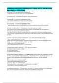 MAR3400 RELIABLE EXAM QUESTIONS WITH SOLUTIONS GRADED A&plus;2025&sol;2026