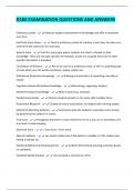 D184 EXAMINATION QUESTIONS AND ANSWERS