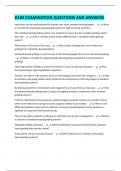 D184 EXAMINATION QUESTIONS AND ANSWERS