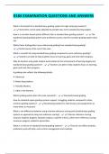 D184 EXAMINATION QUESTIONS AND ANSWERS