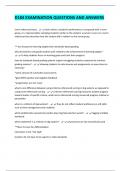 D184 EXAMINATION QUESTIONS AND ANSWERS