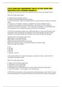 STATE FARM FIRE INDEPENDENT POLICY ACTUAL EXAM CORE QUESTIONS WITH ANSWERS GRADED A&plus;