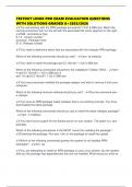 TESTOUT LINUX PRO EXAM EVALUATION QUESTIONS WITH SOLUTIONS GRADED A&plus;2025&sol;2026