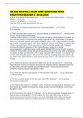 UA BSC 108 FINAL EXAM CORE QUESTIONS WITH SOLUTIONS GRADED A&plus;2025&sol;2026