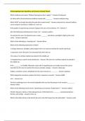 Otolaryngology Exam Questions and Answers Already Passed 