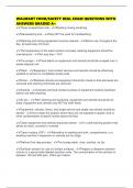WALMART FOOD&sol;SAFETY REAL EXAM QUESTIONS WITH ANSWERS GRADED A&plus;