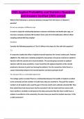 C955 Applied Probability and Statistics-Questions and Answers Verified 100&percnt; correct