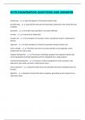 D278 EXAMINATION QUESTIONS AND ANSWERS