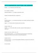 D278 EXAMINATION QUESTIONS AND ANSWERS