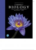 TEST BANK FOR CAMPBELL BIOLOGY 12th EDITION BY LISA A&period; URRY &vert; ALL CHAPTERS COVERED ISBN&colon; &lrm;978-0135188743