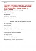 MINNESOTA PESTICIDE APPLICATOR PRACTICE TEST 2025 &vert; EXAM QUESTIONS AND CORRECT ANSWERS &lpar;VERIFIED ANSWERS&rpar; &vert; ALREADY GRADED A&plus; &vert; LATEST RELEASE