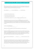 AF SNCOA Exam with 100&percnt; Correct Verified Answers 2025