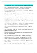 CFESA Steam Test - Questions With Complete Solutions