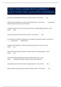 TURF FINAL EXAM WITH CORRECT QUESTIONS AND QUALIFIED ANSWERS
