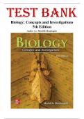 Test Bank - for Biology Concepts and Investigations 5th Edition by Mari&euml;lle Hoefnagels