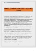 Indiana Auctioneer Exam Study Guide 100&percnt; Verified&period;