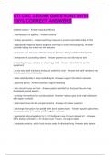 ATI CBC 3 EXAM QUESTIONS WITH 100&percnt; CORRECT ANSWERS