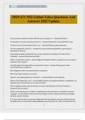 MSN 671 NEI Global Video Questions And Answers 2025 Update