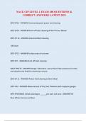 NACE CIP LEVEL 1 EXAM 180 QUESTIONS &  CORRECT ANSWERS LATEST 2025
