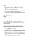 PB0214 Psychologie van Arbeid en Gezondheid deel I